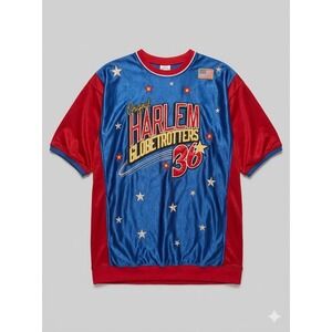 Flawed Gem! Platinum FUBU Harlem Globetrotters Meadowlark 36 Jersey XXL Vtg 1990